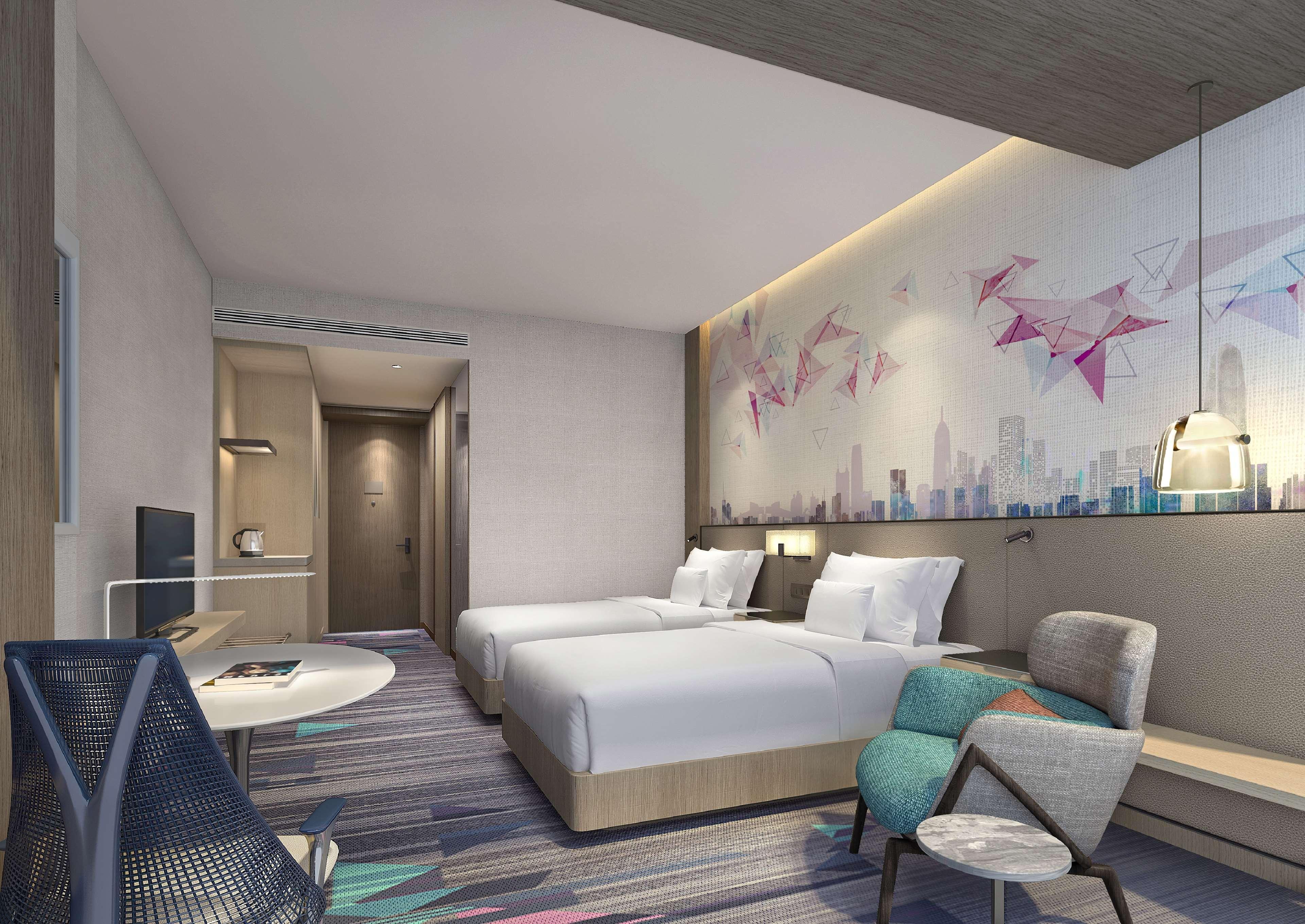 Hilton Garden Inn Shenzhen World Exhibition & Convention Center Eksteriør billede