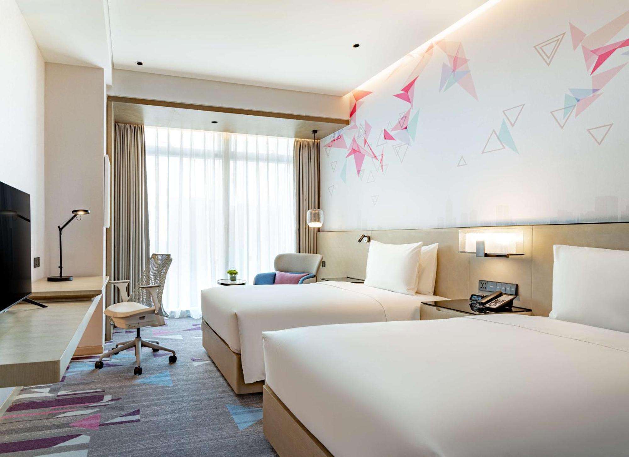 Hilton Garden Inn Shenzhen World Exhibition & Convention Center Eksteriør billede